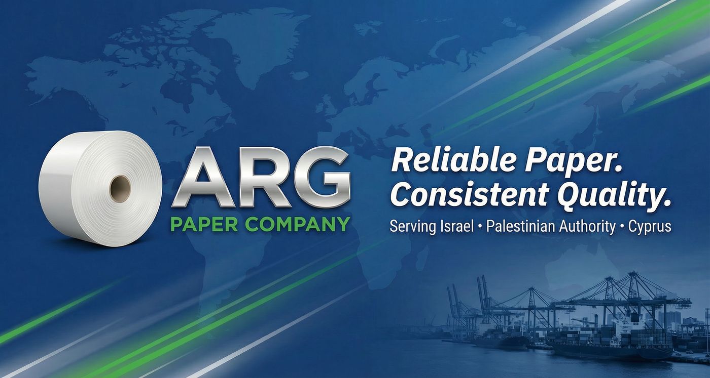 ARG Paper Company — Reliable Paper. Consistent Quality. Serving Israel, Palestinian Authority, Cyprus.